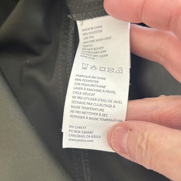 PrAna Breathe Softshell Jacket Womens Size L Green Asymmetrical Zip Outdoor - Picture 14 of 16